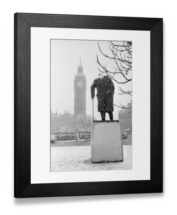 Framed Print : Winston Churchill by Ivor Roberts-Jones Framed Print : Winston Churchill by Ivor Roberts-Jones