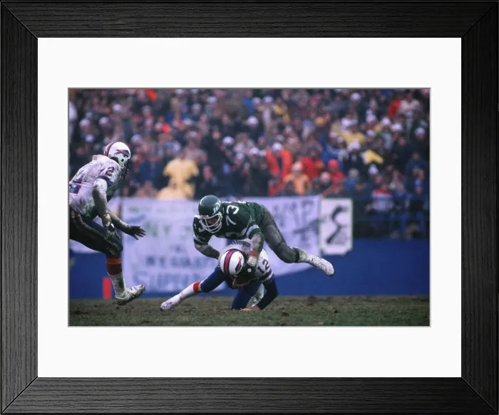 Framed Print : Football Action with Jets and Buffalo Bills Players Framed Print : Football Action with Jets and Buffalo Bills Players