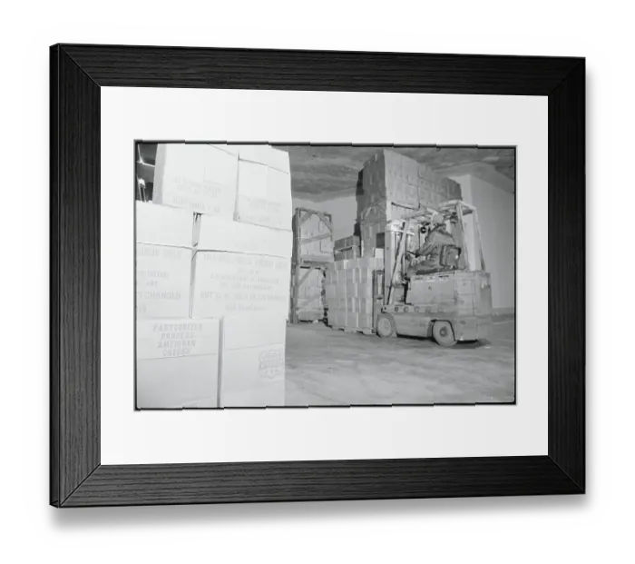 Framed Print : Warehouse Storing Cheese Framed Print : Warehouse Storing Cheese
