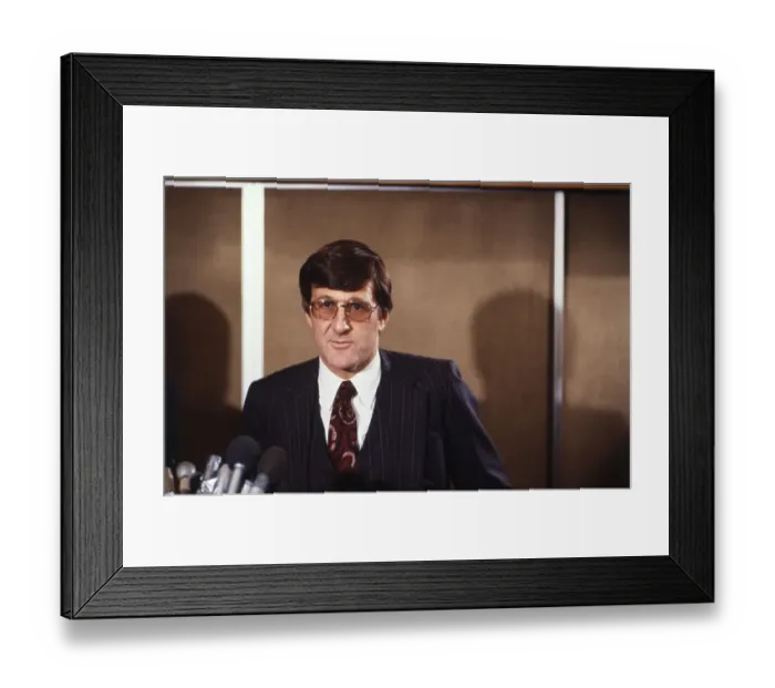 Framed Print : Allan Eagleson, Executive Director of NHL Players Association Framed Print : Allan Eagleson, Executive Director of NHL Players Association