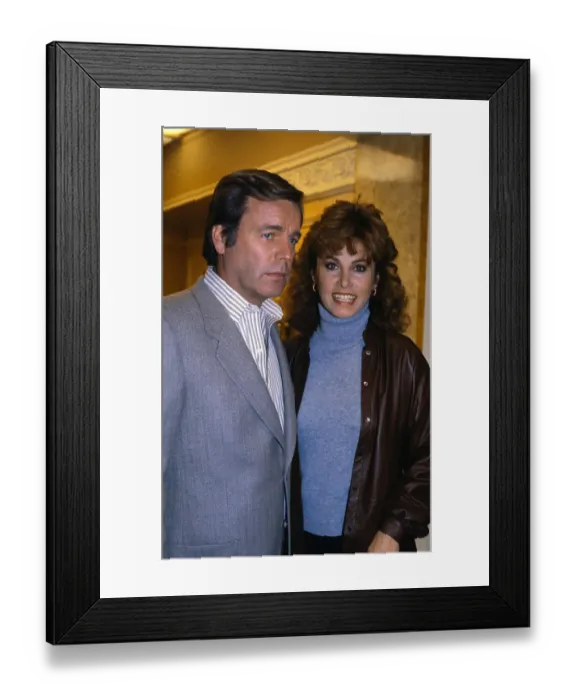 Framed Print : Robert Wagner and Stephanie Powers Framed Print : Robert Wagner and Stephanie Powers