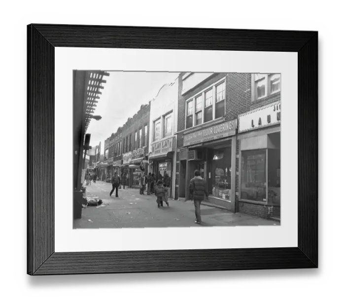 Framed Print : Brighton Rug Shop, Brooklyn Framed Print : Brighton Rug Shop, Brooklyn