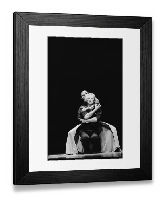 Framed Print : Alexander Godunov and Judith Jameson Dancing at Rehearsal Framed Print : Alexander Godunov and Judith Jameson Dancing at Rehearsal