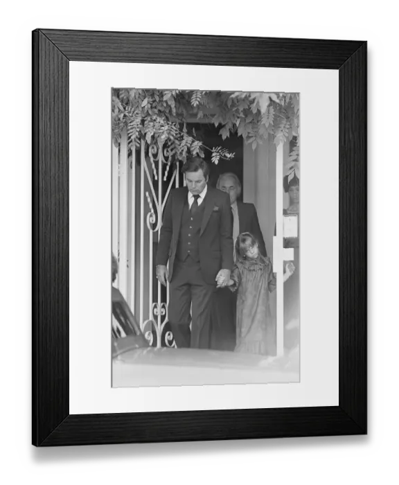 Framed Print : Robert Wagner with His Daughter Courtney Framed Print : Robert Wagner with His Daughter Courtney