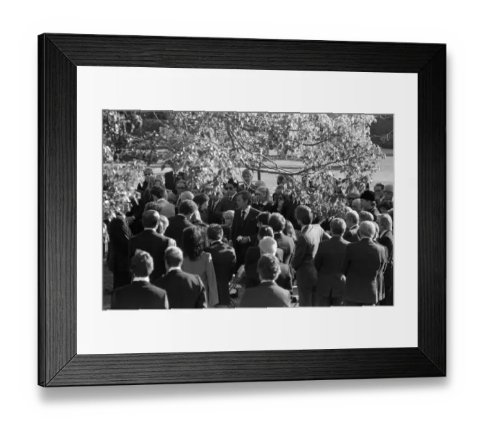 Framed Print : Robert Wagner Surrounded by Friends Framed Print : Robert Wagner Surrounded by Friends