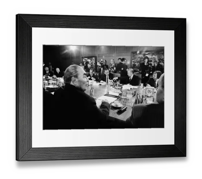 Framed Print : Helmut Schmidt Meeting with Soviet Officials Framed Print : Helmut Schmidt Meeting with Soviet Officials