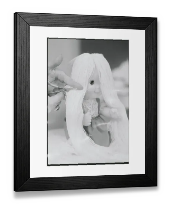 Framed Print : Pretty Cut and Grow Doll Framed Print : Pretty Cut and Grow Doll