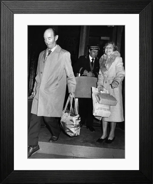 Framed Print : Mick Jagger's Parents Arriving in New York Framed Print : Mick Jagger's Parents Arriving in New York