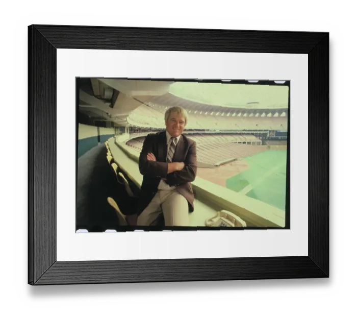 Framed Print : Portrait of Whitey Herzog Framed Print : Portrait of Whitey Herzog