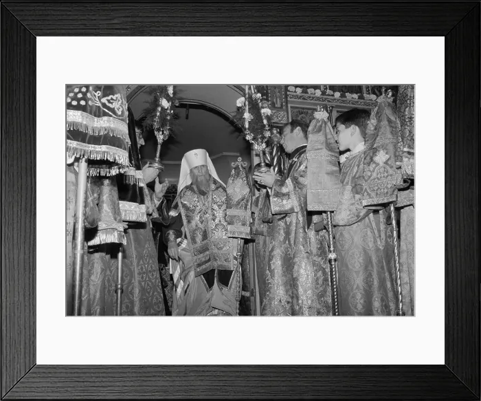 Framed Print : Russian Orthodox Canonization of Czar Nicholas II