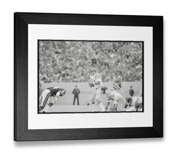 Framed Print : Dan Fouts Getting Ready to Throw Football Framed Print : Dan Fouts Getting Ready to Throw Football