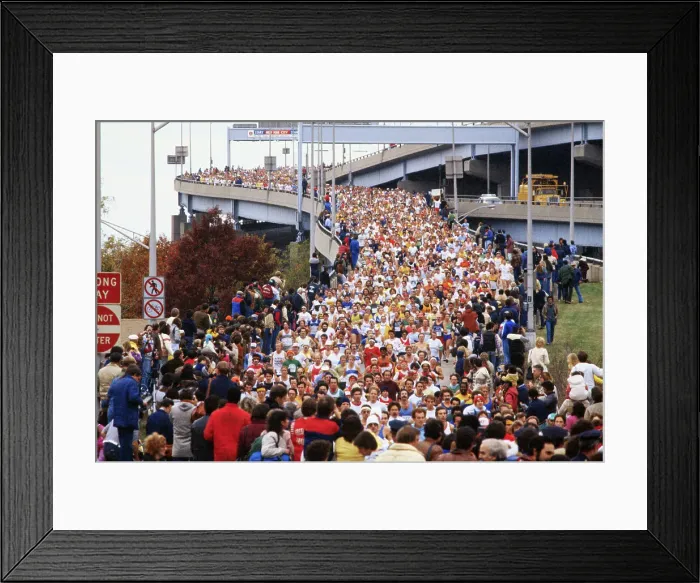Framed Print : Start of New York City Marathon Framed Print : Start of New York City Marathon