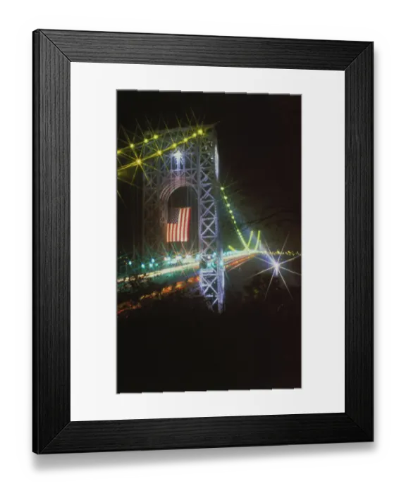Framed Print : George Washington Bridge