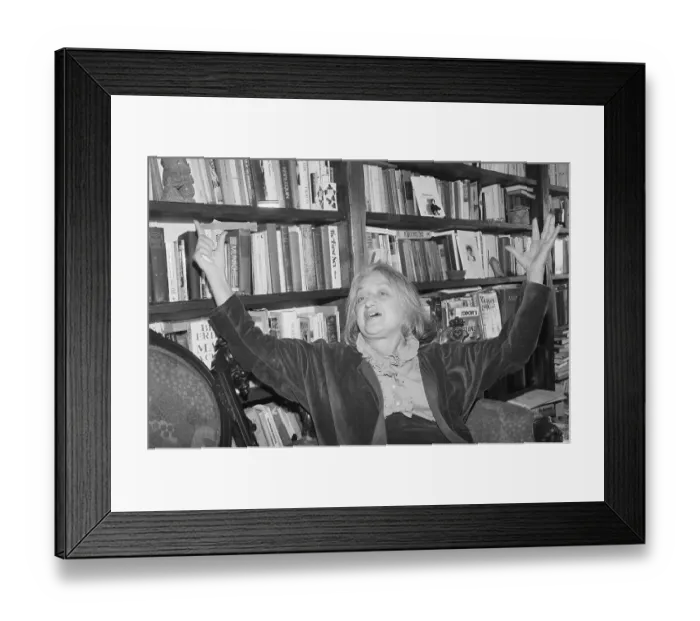 Framed Print : Feminist Author Betty Friedan Framed Print : Feminist Author Betty Friedan
