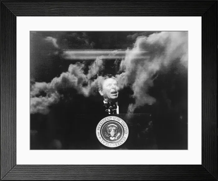 Framed Print : President Reagan Making a Speech Framed Print : President Reagan Making a Speech