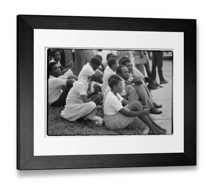 Framed Print : Haitian Refugees in Florida Framed Print : Haitian Refugees in Florida