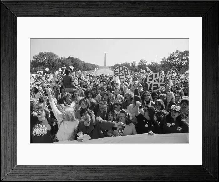 Framed Print : E.R.A. Demonstration in Washington