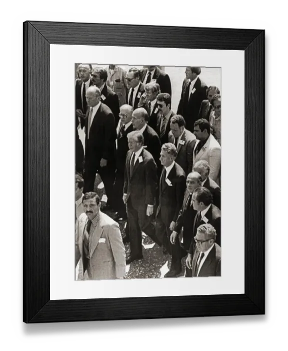 Framed Print : Dignitaries at Sadat's Funeral Framed Print : Dignitaries at Sadat's Funeral