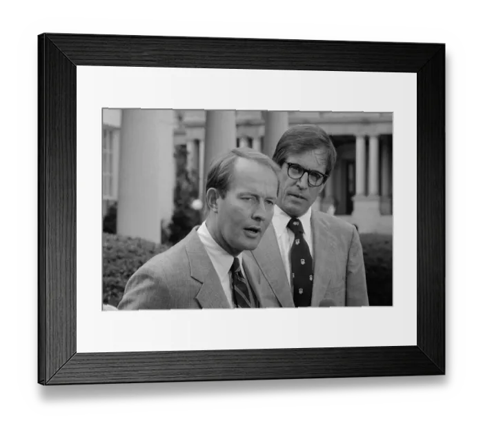 Framed Print : Lamar Alexander with Peter DuPont Framed Print : Lamar Alexander with Peter DuPont