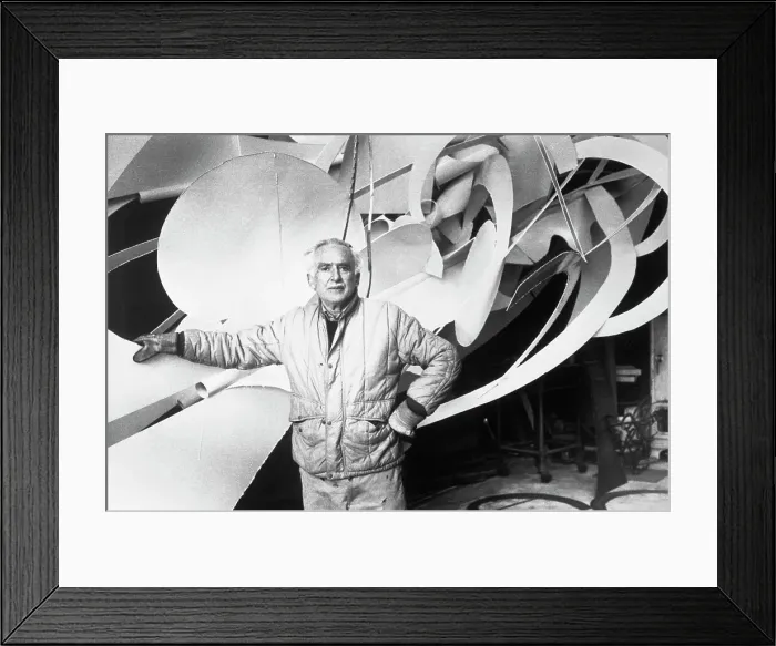 Framed Print : Sculptor Alexander Liberman Framed Print : Sculptor Alexander Liberman