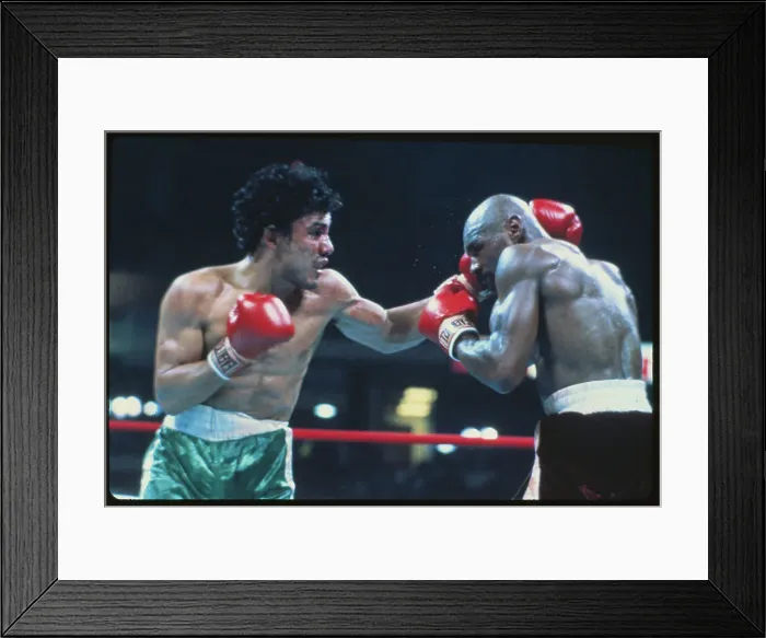 Framed Print : Marvin Hagler and Marvin Hamsho Boxing Framed Print : Marvin Hagler and Marvin Hamsho Boxing