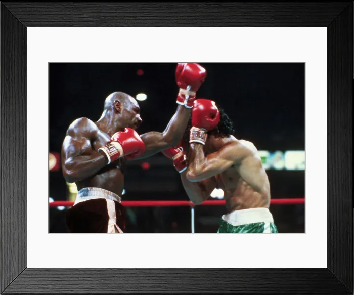 Framed Print : Marvin Hagler and Marvin Hamsho Boxing Framed Print : Marvin Hagler and Marvin Hamsho Boxing
