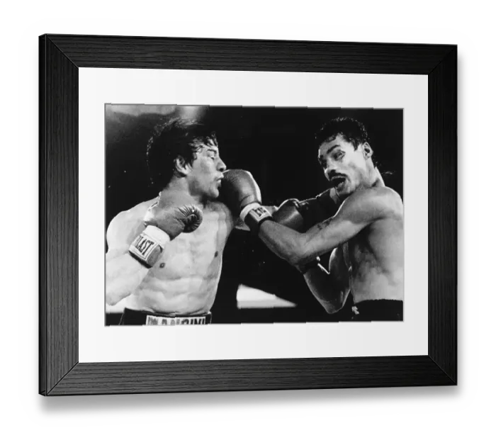Framed Print : WBC Lightweight Title Fight Action