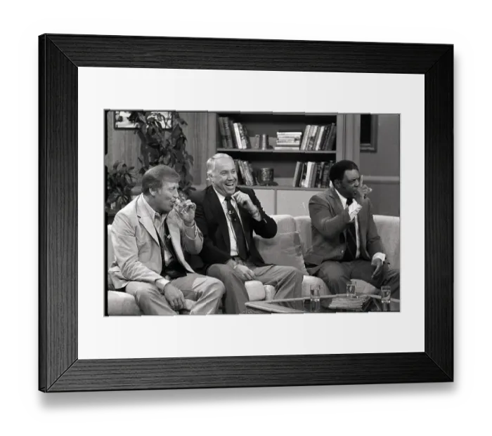 Framed Print : Mickey Mantle, Duke Snider & Willie Mays On Talk Show Framed Print : Mickey Mantle, Duke Snider & Willie Mays On Talk Show