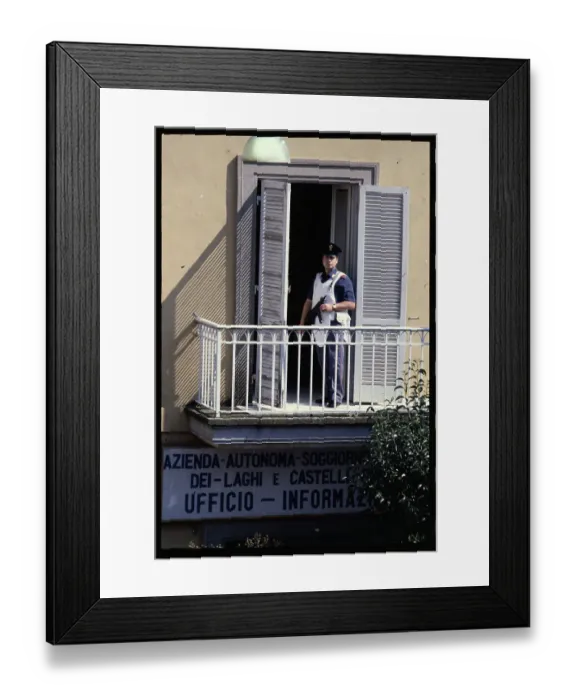 Framed Print : Pope John Paul II at his Villa Framed Print : Pope John Paul II at his Villa