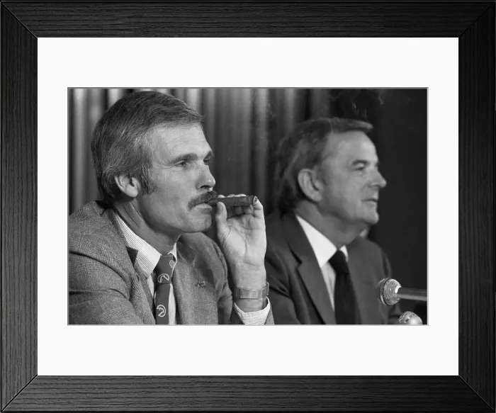 Framed Print : Ted Turner and John Schneider Framed Print : Ted Turner and John Schneider