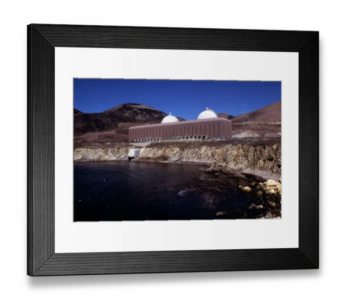 Framed Print : Diablo Canyon Nuclear Plant Framed Print : Diablo Canyon Nuclear Plant