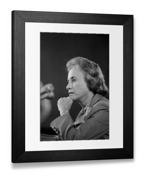 Framed Print : Sandra O'Connor During Nomination Hearing