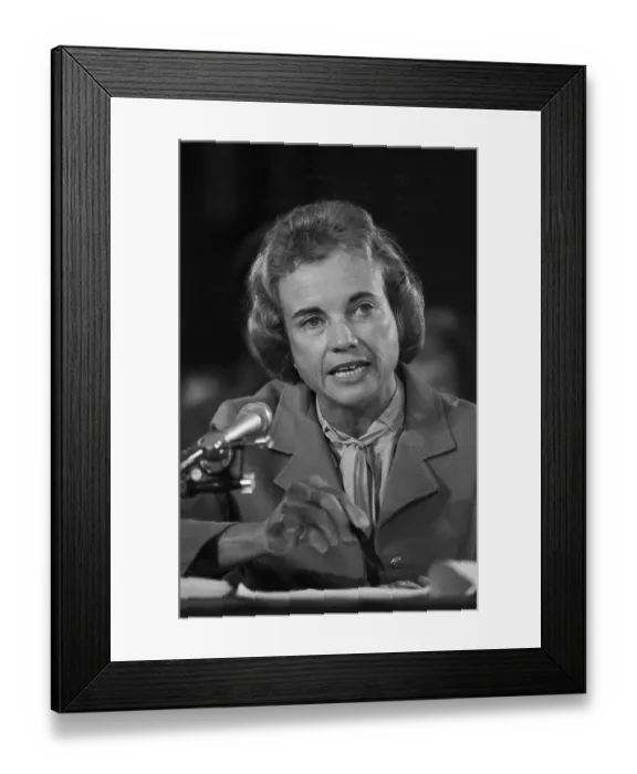 Framed Print : Sandra O'Connor During Nomination Hearing