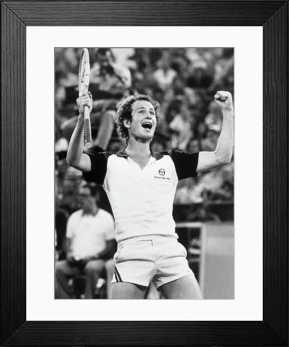 Framed Print : John McEnroe Framed Print : John McEnroe