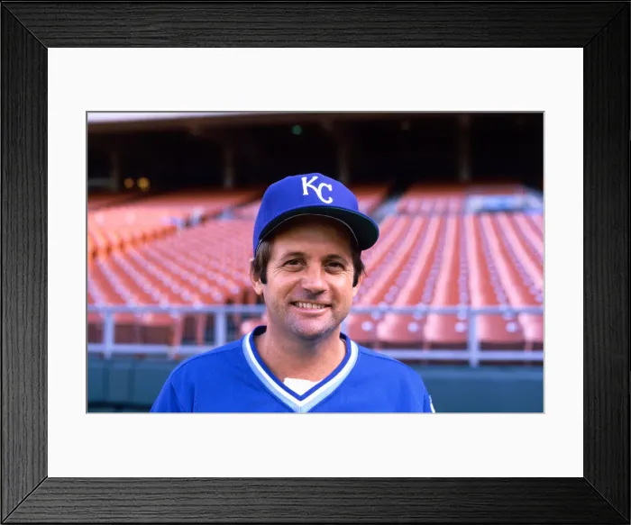 Framed Print : Portrait of Dick Howser Framed Print : Portrait of Dick Howser