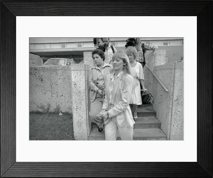 Framed Print : Jo Ann Harrelson Being Arrested Framed Print : Jo Ann Harrelson Being Arrested