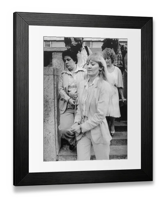 Framed Print : Jo Ann Harrelson Being Arrested Framed Print : Jo Ann Harrelson Being Arrested