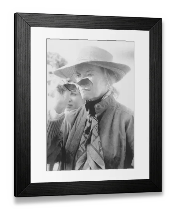 Framed Print : Doris Duke Removing Sunglasses Framed Print : Doris Duke Removing Sunglasses