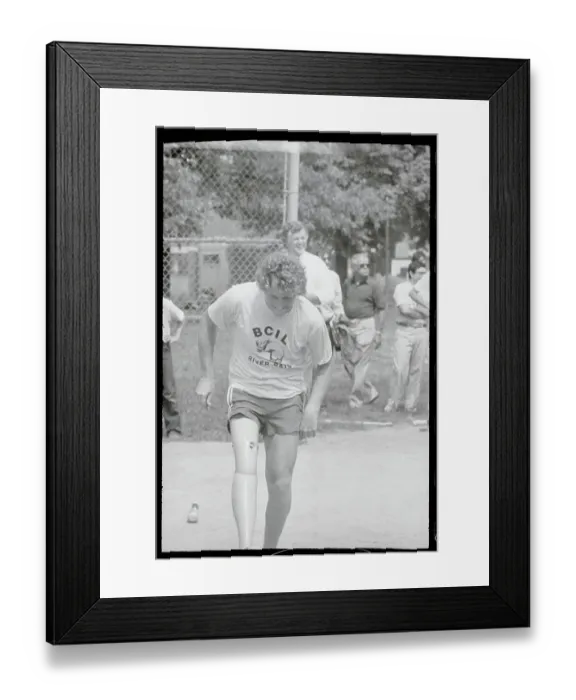 Framed Print : Edward M. Kennedy Jr. During Baseball Game Framed Print : Edward M. Kennedy Jr. During Baseball Game