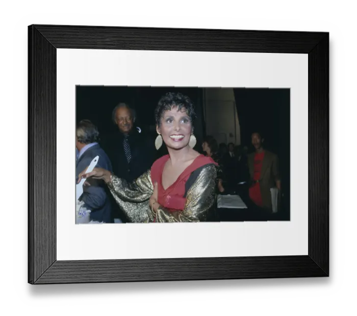 Framed Print : Lena Horne Wearing Red and Gold Dress and Smiling Framed Print : Lena Horne Wearing Red and Gold Dress and Smiling