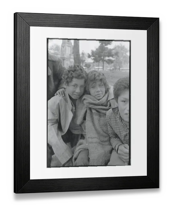 Framed Print : Portrait of Street Boys Framed Print : Portrait of Street Boys