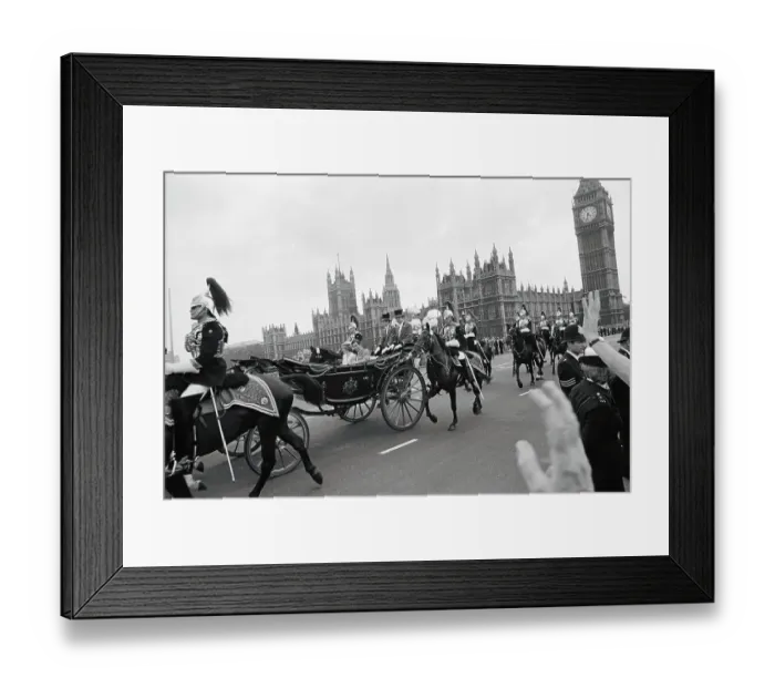 Framed Print : The Prince and Princess of Wales