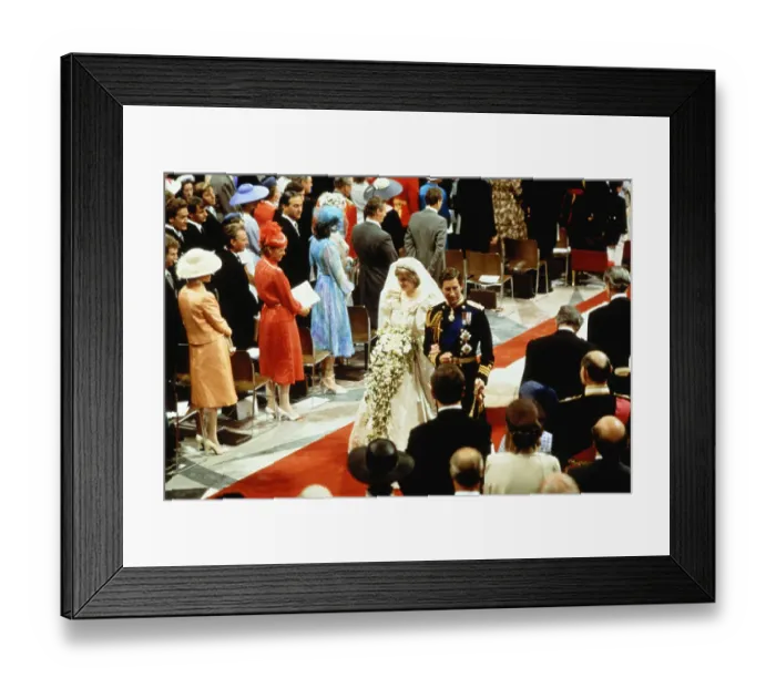 Framed Print : Wedding of Prince Charles and Princess Diana Framed Print : Wedding of Prince Charles and Princess Diana