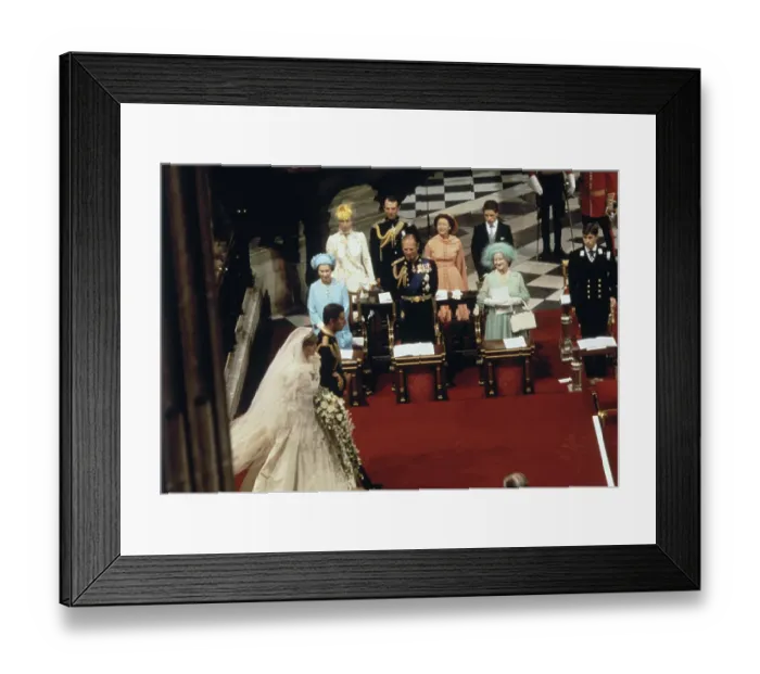 Framed Print : Wedding of Prince Charles and Princess Diana Framed Print : Wedding of Prince Charles and Princess Diana