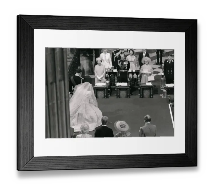Framed Print : Prince Charles and Diana Spencer During Their Wedding Framed Print : Prince Charles and Diana Spencer During Their Wedding
