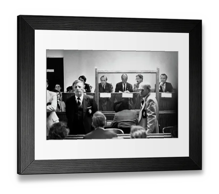 Framed Print : Jimmy Fratianno Testifying Before Crime Commission Framed Print : Jimmy Fratianno Testifying Before Crime Commission