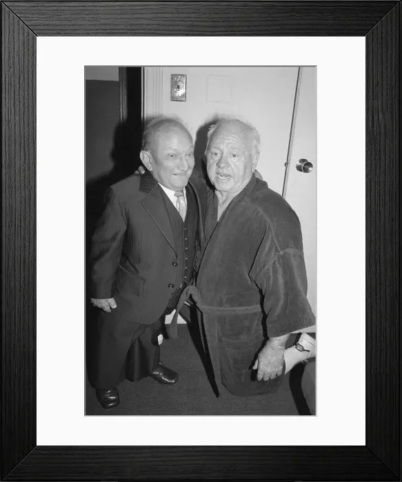 Framed Print : Billy Barty and Mickey Rooney Framed Print : Billy Barty and Mickey Rooney