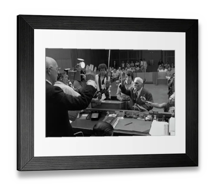 Framed Print : Swearing In Ceremony