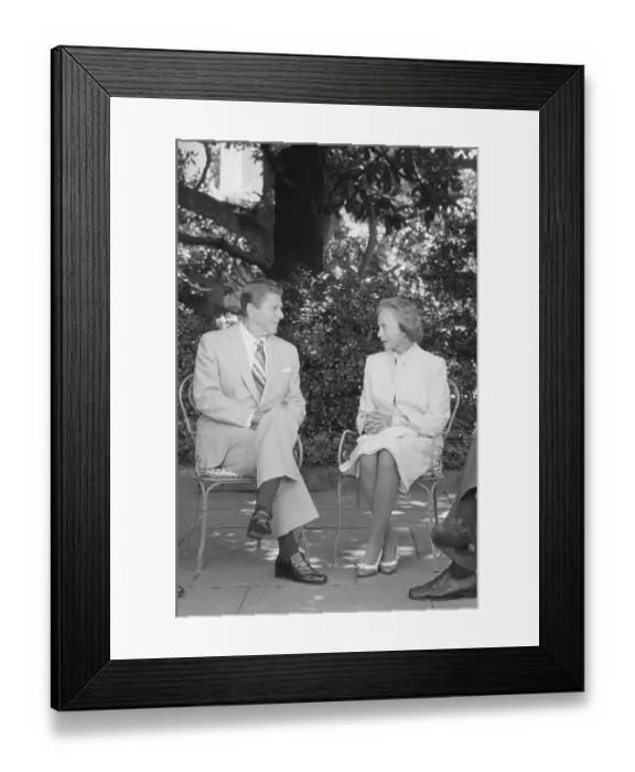 Framed Print : Sandra Day O'Connor with President Reagan Framed Print : Sandra Day O'Connor with President Reagan