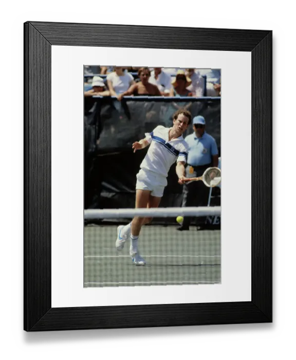 Framed Print : John McEnroe During Tennis Match Framed Print : John McEnroe During Tennis Match